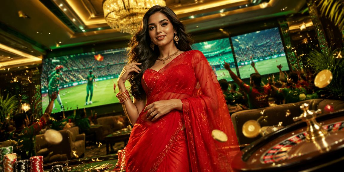 বরিশালে সারি পরিহিত মহিলা মোবাইলে বেটিং পেমেন্ট করছেন